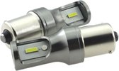 BA15S - 1156 - LEDlamp set | 2x 2-SMD LED xenon wit 6000K | 12V DC