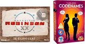 Spelvoordeelset Codenames - Gezelschapsspel & Expeditie Robinson De Eilandraad