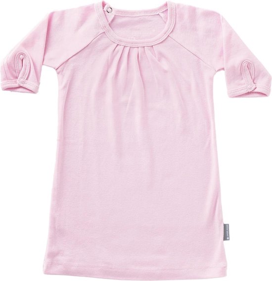 Little Label - baby jurk - soft pink-62 / 3M - maat: 62 - bio-katoen