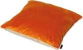 Madison sierkussen 45x45 cm Velvet orange / Panama linnen