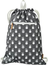 Fresk zwemtas Pineapple - zwemzak - turnzak - turntas -sporttas - kind -  zwart