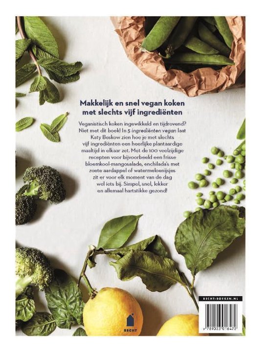 5 Ingrediënten vegan
