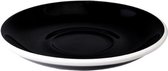 Loveramics Egg cappuccino schotel 15,5 cm zwart -  Set van 6 stuks