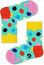 Happy Socks Kids Big Dot Sock Groen, 4-6 jaar, Maat 28/31