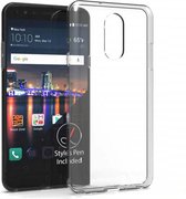 Hoesje CoolSkin3T TPU Case voor LG Q7 Transparant Wit