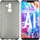 Backcover Shockproof TPU 1.5mm Huawei Mate 20 Lite Transparant Zwart