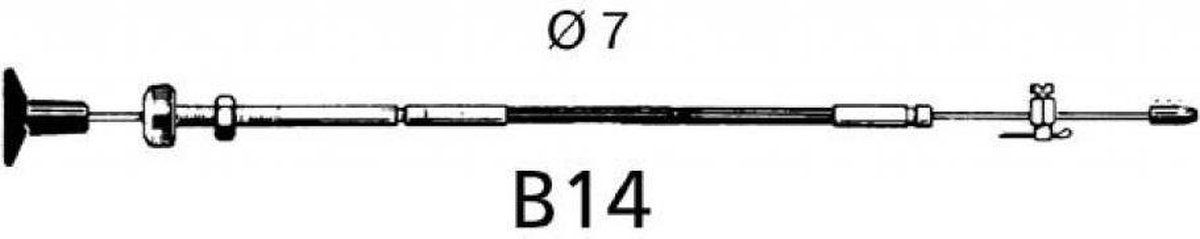 Ultraflex Stopkabel B14 4.3 mtr
