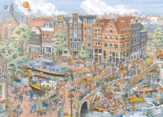 gevolg verkwistend Bibliografie Ravensburger puzzel Fleroux Amsterdam - Legpuzzel - 1000 stukjes | bol.com