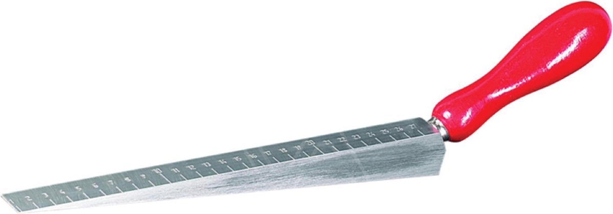 Meetwig 0-27 mm, lichtmetaal met houten handvat