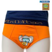Embrator jongens Onderbroeken 3-stuks met opdruk oranje 86/92