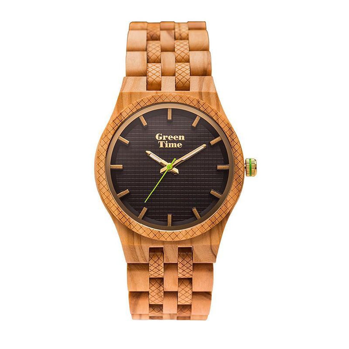 GreenTime City Basic Milos - Houten horloge voor mannen - vrouwen