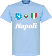 Napoli Team T-Shirt - Lichtblauw - XL