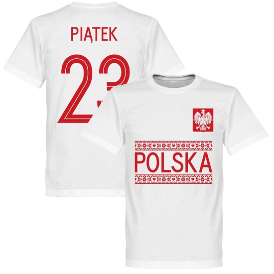Polen Piatek 23 Team T-Shirt - Wit - XS