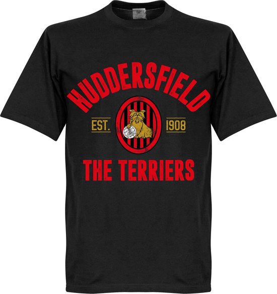 Huddersfield Town Established T-Shirt - Zwart - XS