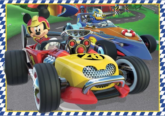 Mickey Mouse Roadster Racers 4in1 Puzzel | bol.com
