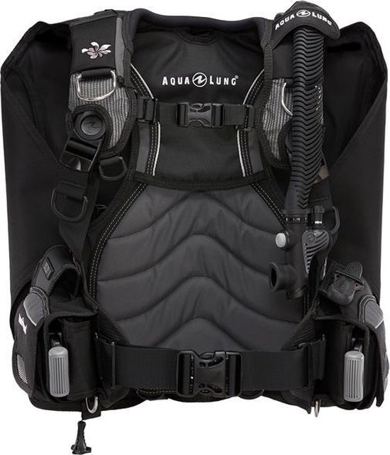 Foto: Aqualung lotus trimvest dames black charcoal xs s