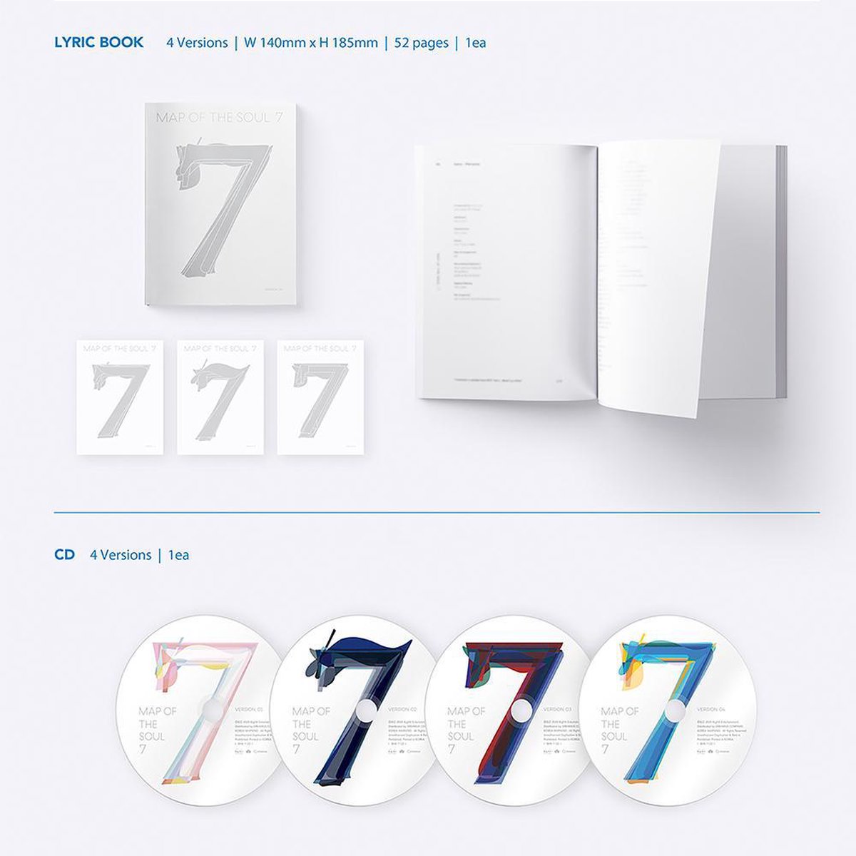 MAP OF THE SOUL: 7 - Versie 4, BTS | CD (album) | Muziek | bol