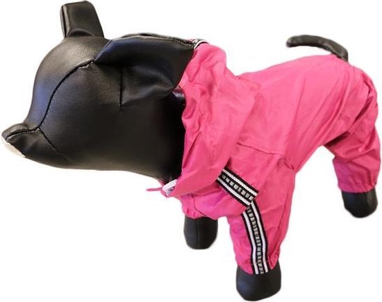 Onverenigbaar vliegtuigen fles Honden regenpak in de kleur roze - L-L ( rug lengte 63 cm, borst omvang 70  cm, nek... | bol.com