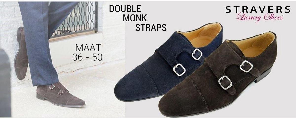 Heren Schoenen voor voor Instappers voor Monk gespschoenen Bally Schoenen Met Dubbele Gesp in het Bruin voor heren 