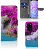 Geschikt voor Samsung Galaxy S20 Ultra Flip Cover Waterval