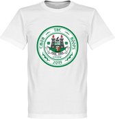 C'mon The Hoops Celtic Logo T-Shirt - Wit - XL