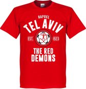 Hapoel Tel Aviv Established T-Shirt - Rood - XXL