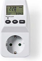 Nedis Energieverbruiksmeter - Batterij Gevoed / Netvoeding - 16 A