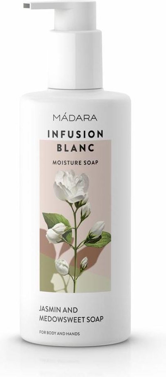 MÁDARA Cosmetics Infusion Blanc Moisture Soap - 300 ml - Jasmin / Meadowsweet