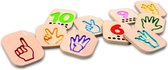 Plan Toys houten gebarentaal tekens