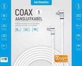 Technetix RLA++21 4G/LTE proof 4K Ultra HD IEC (m) - IEC (v) coaxkabel - 5 meter