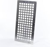 Gavo Ventilatieplaat enkel rij aluminium 50 x 25cm (Prijs per stuk)