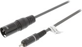 Sweex SWOP15205E30 Xlr Mono Kabel Xlr 3-pins Male - Rca Male 3.0 M Donkergrijs