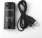 Batterij USB Oplader voor Nintendo Wii / Wii U - Kleur: Zwart