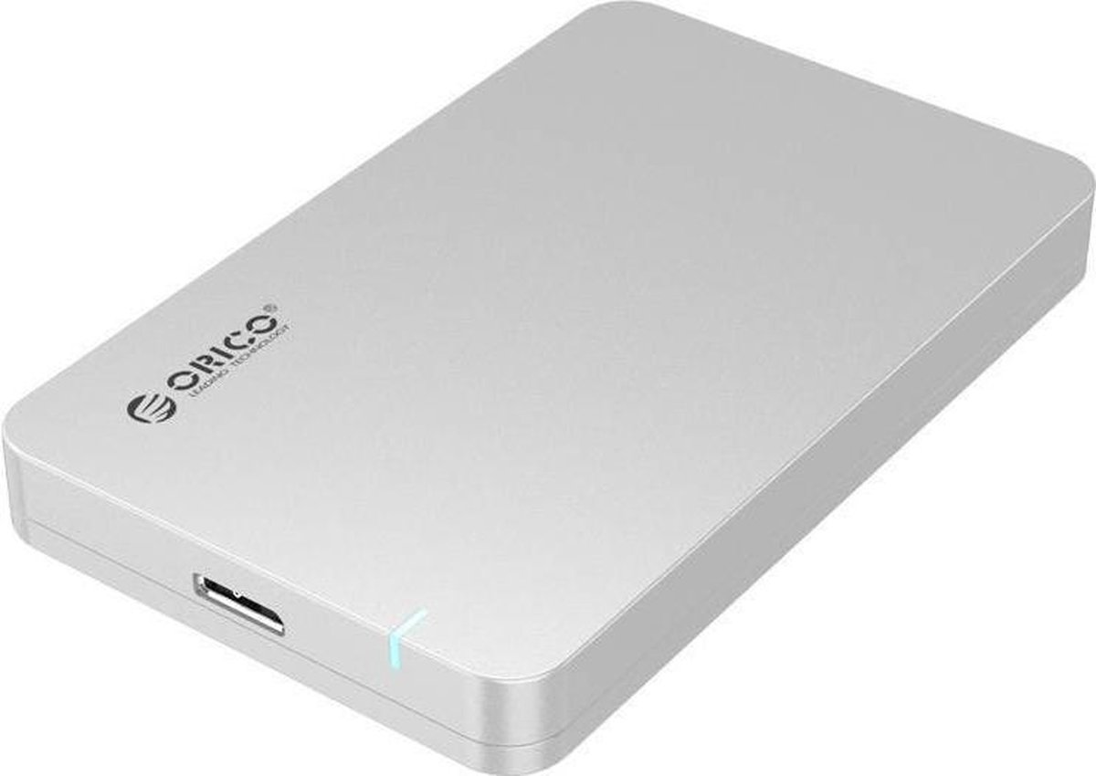 Orico Harde schijf behuizing 2.5 Inch SATA HDD/SSD - Zilver