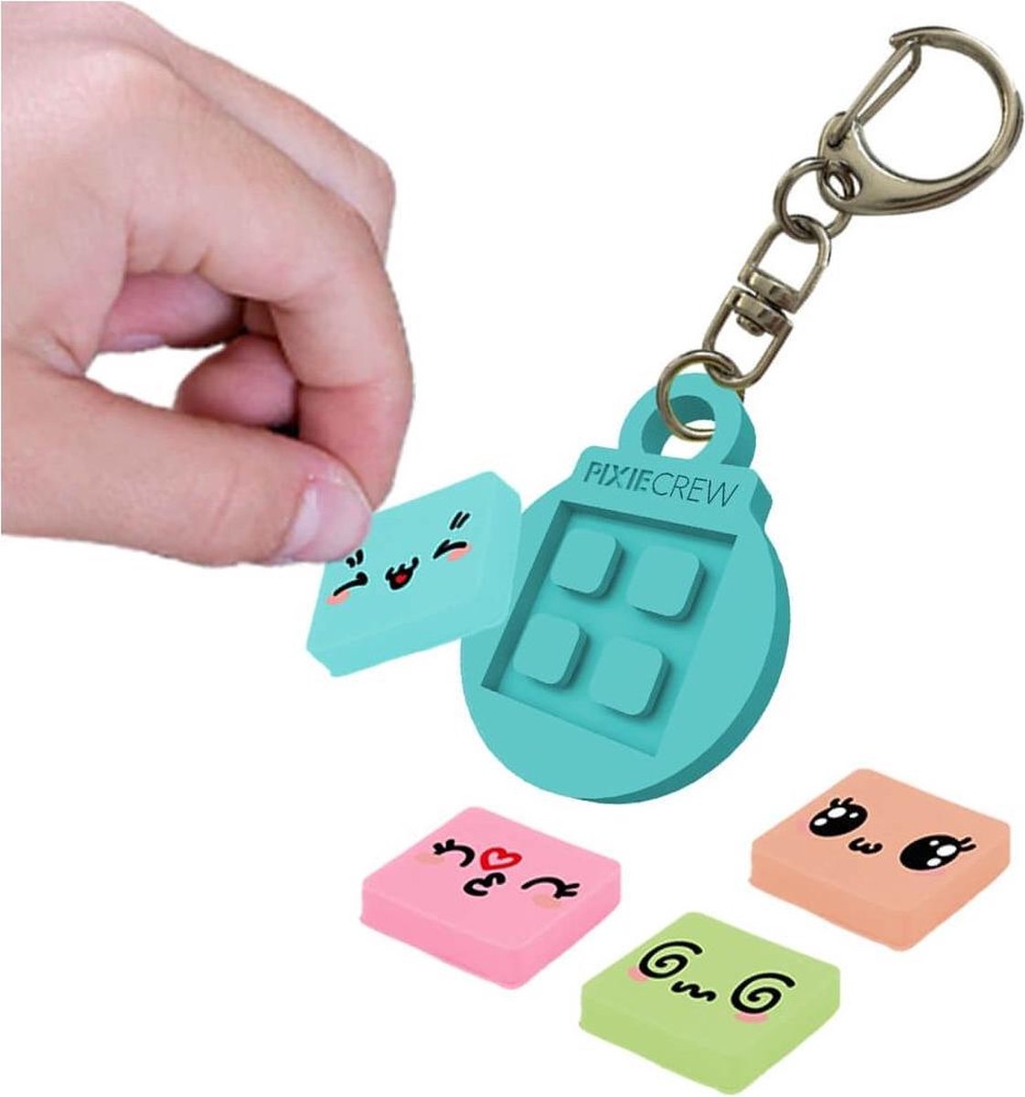 Pixie mozaiek sleutelhanger turqouise