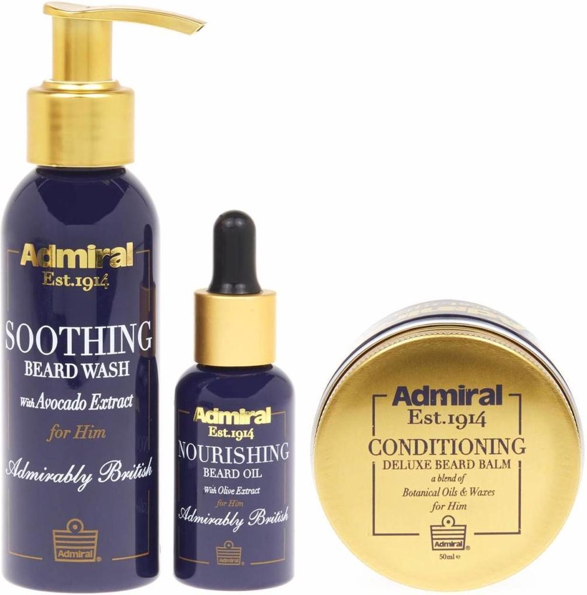 Admiral beard grooming set
