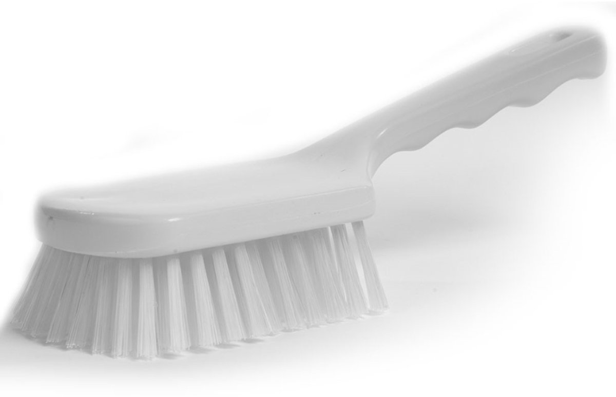 Hygiëne handborstel 23cm / Wit