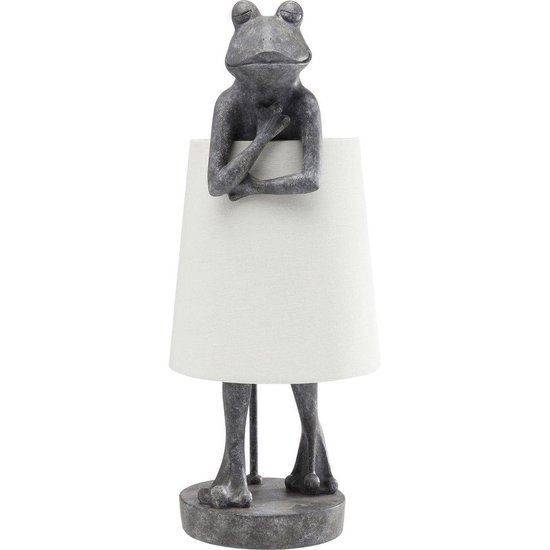 Kare Design Tafellamp  Animal Kikker grijs