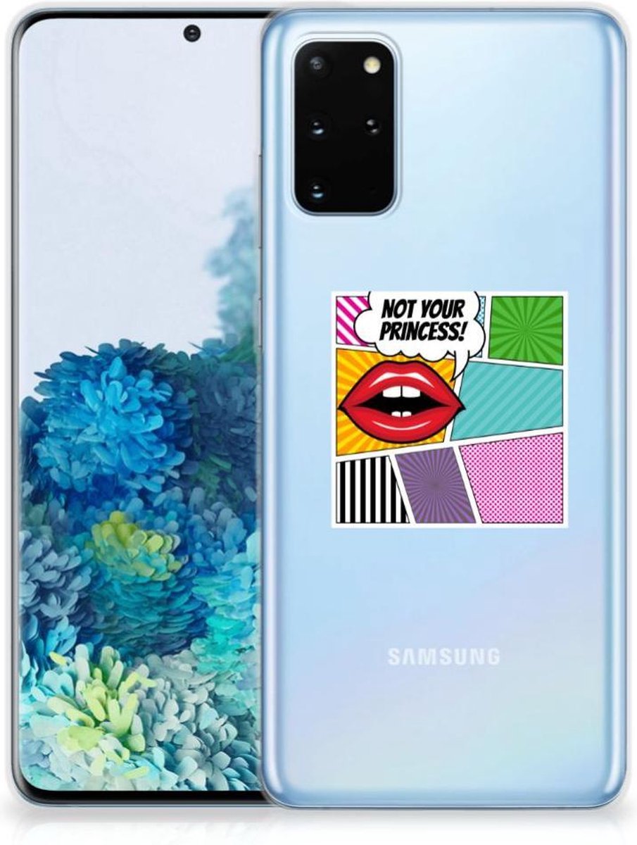 Samsung Galaxy S20 Plus Silicone Back Cover Popart Princess