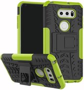 Schokbestendige Back Cover - LG V30 - Groen