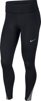 Nike Nk Fast Tight Runway Sportlegging Dames - Black/Silver - Maat XS