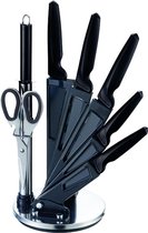 Michelino 8-piece knife set, black