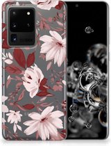Hoesje maken Geschikt voor Samsung Galaxy S20 Ultra Watercolor Flowers