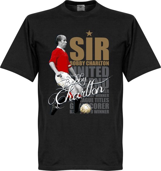 Sir Bobby Charlton Legend T-Shirt - S