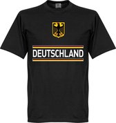 Duitsland Team T-Shirt - Zwart  - 4XL