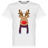 Reindeer Supporter T-Shirt - Rood/Blauw - L