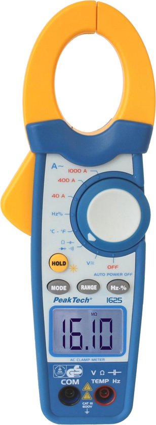 PeakTech 5165 - Luxómetro Digital de 3 ½ dígitos, 200.000 Lux