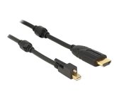 Premium Mini DisplayPort 1.2 naar HDMI 1.4 actieve kabel (4K 30 Hz) / zwart - 2 meter