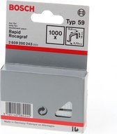 Bosch - Agrafe à fil fin type 59 10,6 x 0,72 x 14 mm