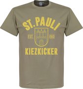 St Pauli Established T-Shirt - Khaki - S